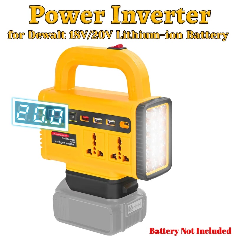 150W Power Inverter DC18V to A - Outdoor Power Adapter Usb C ulasan dan harga
