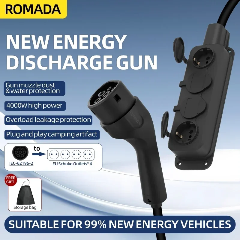 Portable 16A 4KW Electric Car  - Ac Outdoor Power ulasan dan harga