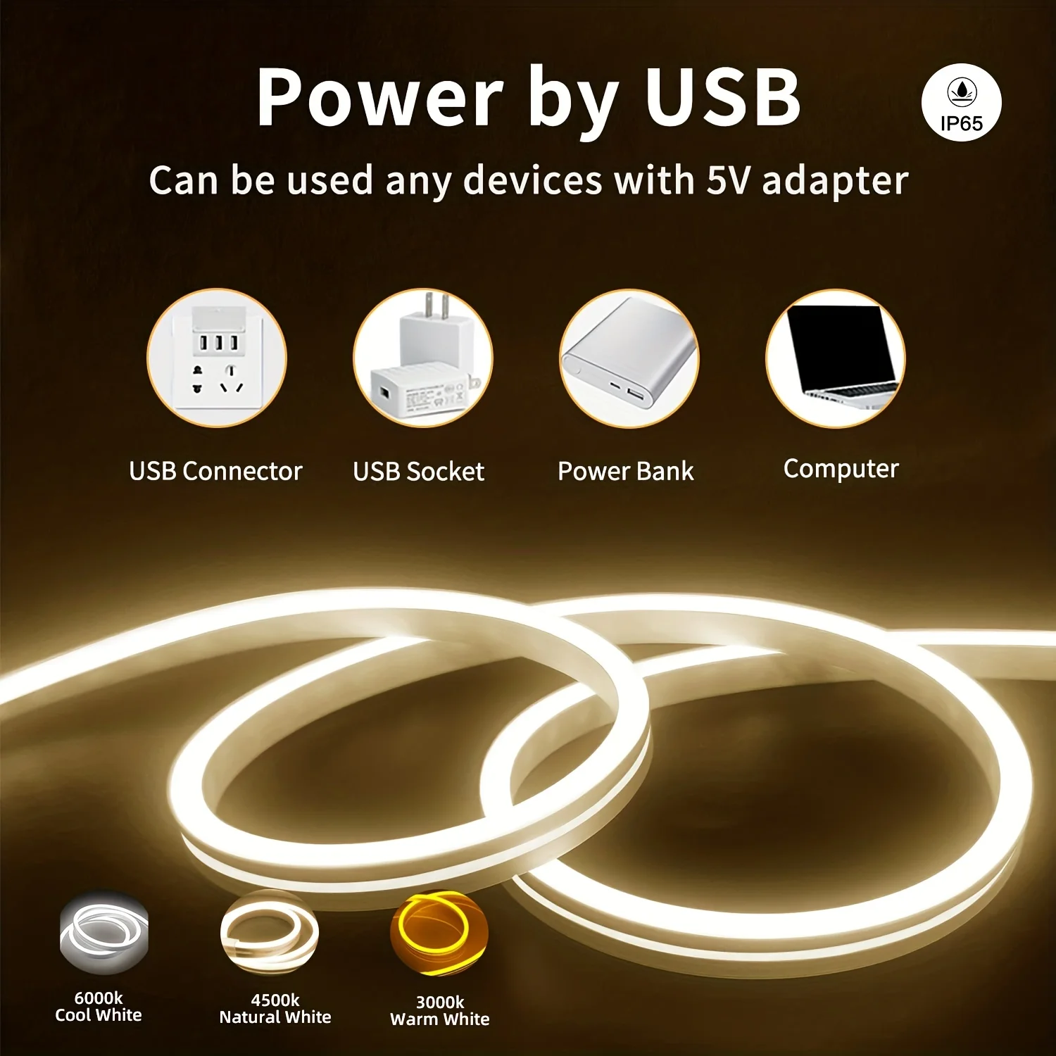 Motion Sensor Neon LED Light S - Outdoor Power Strip Weatherproof ulasan dan harga