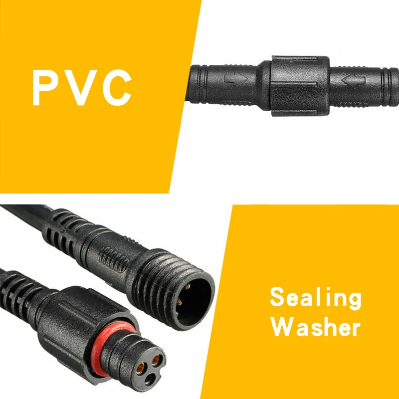M10 Waterproof Connector 2Pin  - Outdoor Power Strip Weatherproof ulasan dan harga