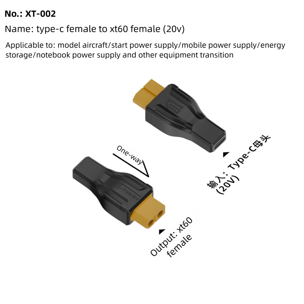 5525 7450 USB C to XT60 Adapte - Outdoor Power Adapter Usb C ulasan dan harga