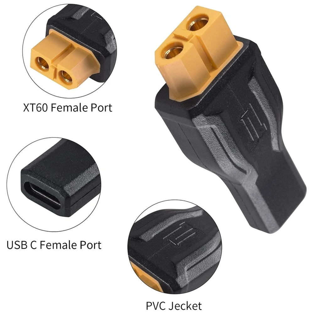 USB C to XT60 Adapter Converte - Outdoor Power Adapter Usb C ulasan dan harga